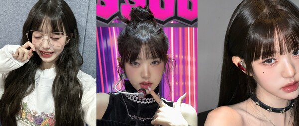 장원영 앞머리 모음 - 소프트, 세미풀뱅 시스루뱅 따라하기